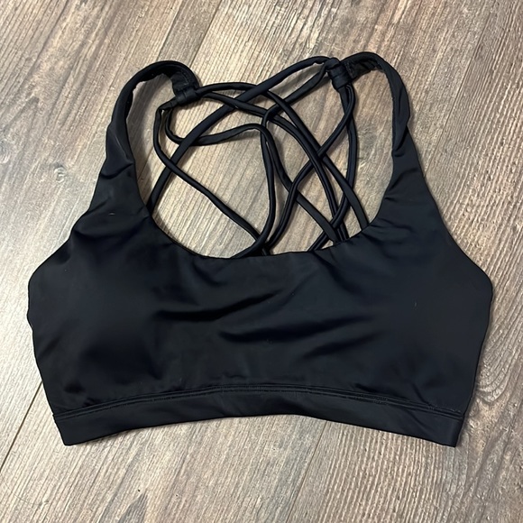 MoonWake Yoga Cross Back Sports Bra - Picture 3 of 4